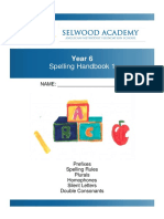 Y6 Spelling Booklet - Part 1