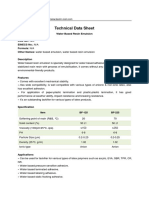 TDS - Water Based Resin Emulsion