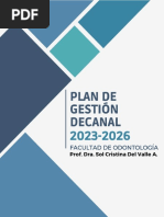 Plan de Gestión Decanal - Dra. Sol Cristina