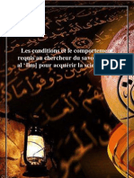 Condition Et Comportement Du Talib Al 3ilm