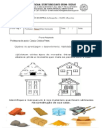 Avaliação de Geografia