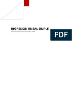 Regresion Lineal Simple