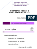 05 - Incerteza de Medição e Risco de Decisões Falsas