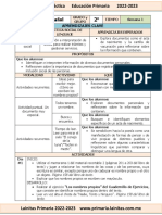 Mayo - 2do Grado Español (2022-2023)