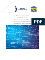 Solución de Ecuaciones Lineales