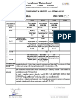 Plan de Trabajo Del 01 Al 05 de Mayo de 2023