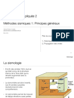 Géophysique Appliquée: Méthodes Sismiques