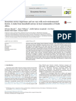 Mensah Et Al. 2017a - Ecosystem Services Importance and Use - Ecosystem Services