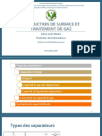 Production de Surface Et Traitement de Gaz V1