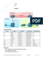 26.1.2 Lab - Implement IPv4 ACLs