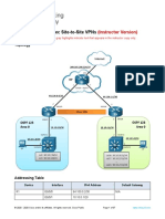 16.1.3 Lab - Implement IPsec Site-To-Site - ILM