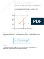 Ponto Médio de Um Segmento de Reta