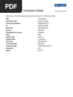 Transfer Funds Transaction Details