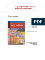 Ander-Egg Debates y Propuestas Sobre La Problemática Educativa