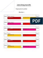 Torneo de Microfútbol Inter Cursos - Programación