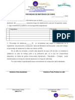 Informativo para Apoderados Sobre Riesgo de Repitencia