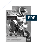 Manual Minimoto Sport Racer