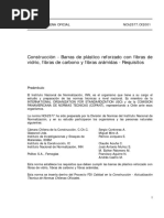 NCh2577-2001 Construccion - Barras de Plastico Reforzado Con Fibras de Vidrio, Fibras de Carbono y Fibras Aramidas - Requisitos