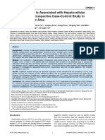 Diabetes y Relacion Entre Carcinoma Hepatocelular