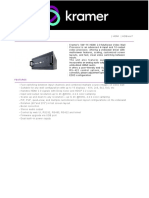 KRAMER VW-16 Datasheet