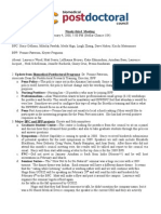 93rd Penn Biomedical Postdoctoral Council Minutes, February 04, 2008