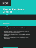 Lesson 7 Ways To Elucidate A Concept