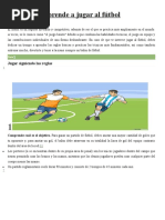 Como Jugar Futbol para Niños