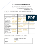 Tema 24 ¿Cómo Influye La Temperatura en Los Cambios de Estado Físico