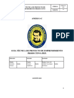 Anexo 1-C Guía Técnica de Proyecto de Emprendimiento Productivo