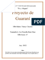 Trabajo de Guarani 6to 2022