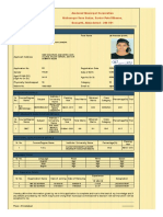 Recruitment Receipt - LAB TECH