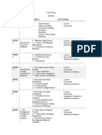 Course Plan