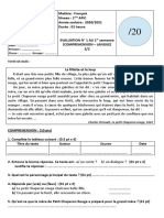 Evaluation 1asc N°1 Au 1er Semestre 19-20 (Parcours) - 1-2