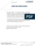 Atividade Do Laboratorio Caboidrato-Caracterição, Indentificação e Poder Redutor