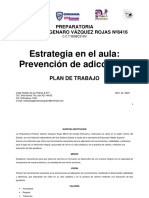 Plan de Trabajo Prevencion de Adicciones