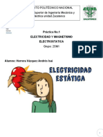 Practica 1 Fisica II (Electricidad Estatica)