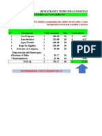 Contabilidad de Un Restaurante