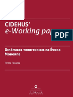 Dinâmicas Territoriais Na Évora Moderna - Teresa Fonseca