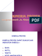 Kinerja Proyek