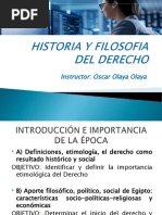 Historia y Filosofia Del Derecho