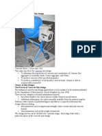 Concrete Mix Design Procedure