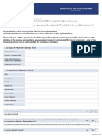 Guarantor Application Form