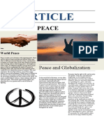 Article About Peace 1