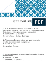 Quiz English