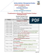 Program Schedule Conference Final 2023