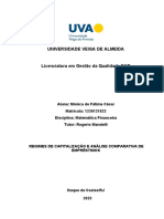 TD - Regimes de Capitalização e Análise Comparativa de Empréstimos