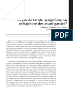 Le Jeu de Tarots, Symptôme Ou Métaphore Des Avant Gardes?: Université Paul Valéry, Montpellier