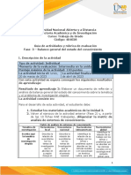 Guia de Actividades y Rúbrica de Evaluación - Unidad 3 - Fase 3 - Balance General Del Estado Del Conocimiento