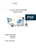 Informe Conexión Ongrid Paneles Solares para Enviar