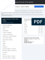 Chapultepec Por Boturini - Metro Pantitlán: Horario y Mapa de La Línea 19F de Autobús